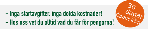 Inga startavgifter, Inga dolda kostnader